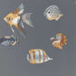Kamanu Wallpaper - Amber/Slate - HANZ111648 - Harlequin - Premier Wallcovering