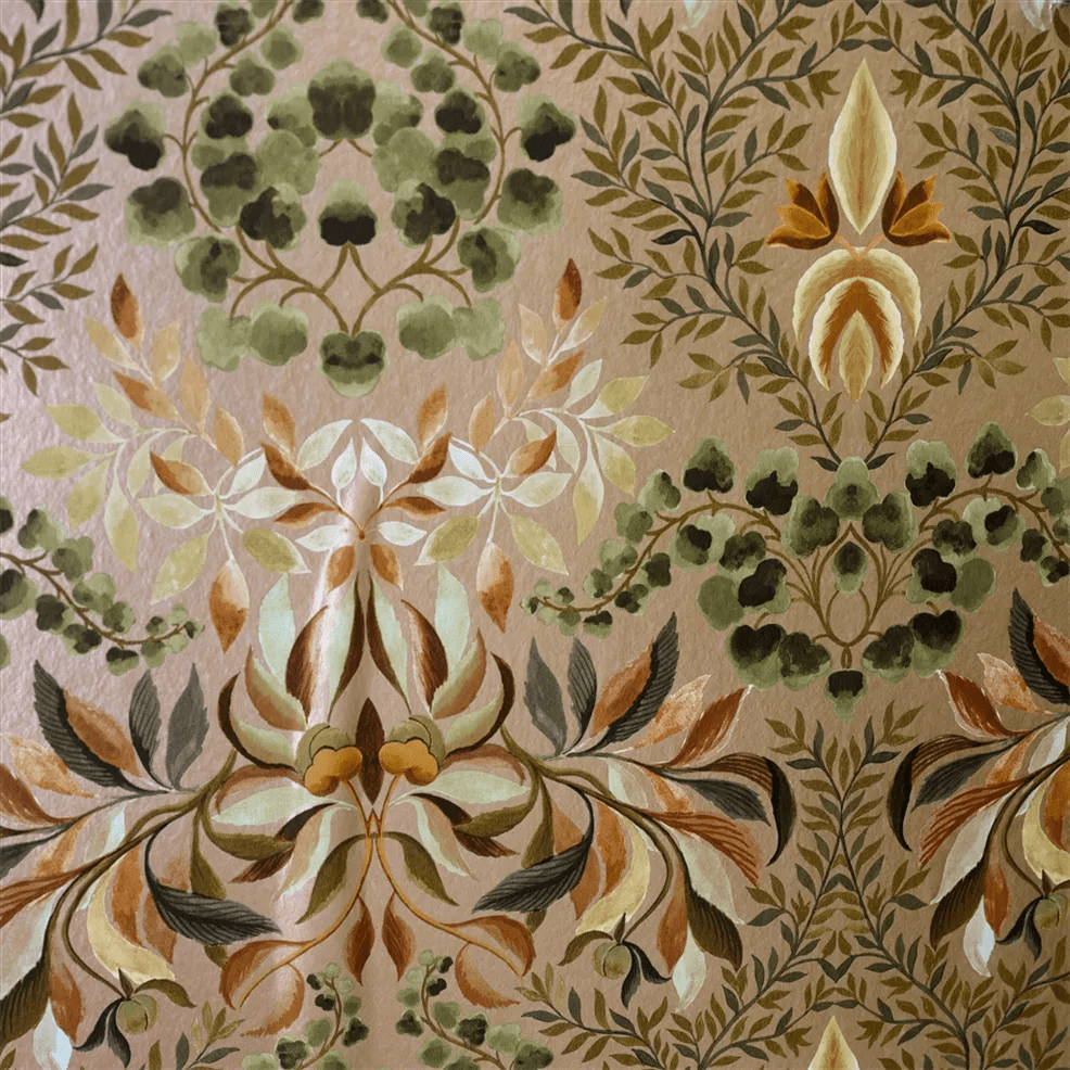 Karakusa Wallpaper - Copper - PDG1157/03 - Designers Guild