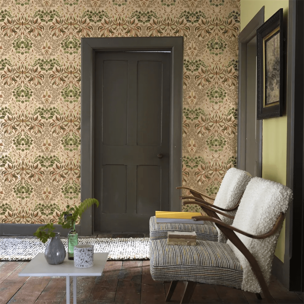 Karakusa Wallpaper - Copper - PDG1157/03 - Designers Guild