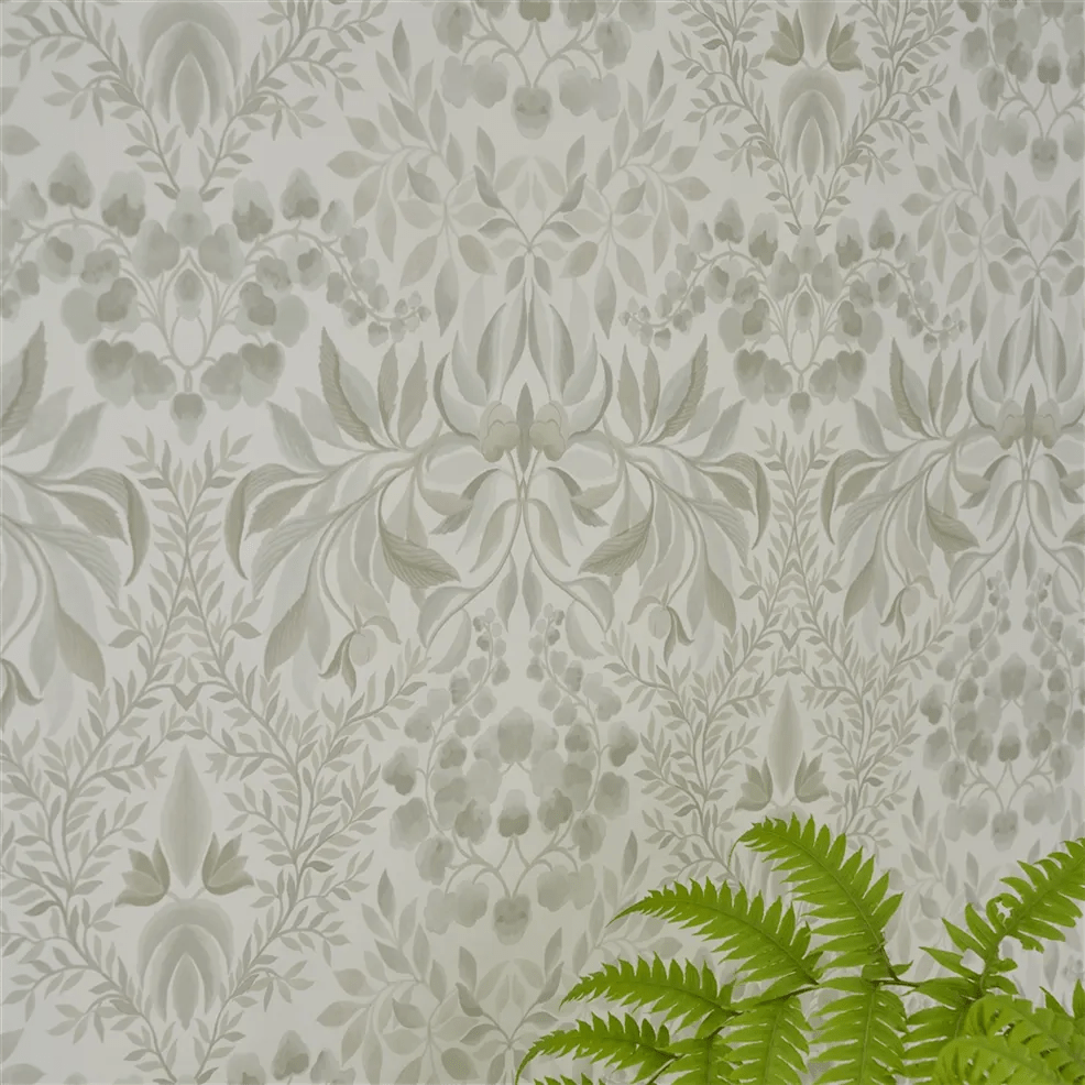 Karakusa Wallpaper - Chalk - PDG1157/01 - Designers Guild