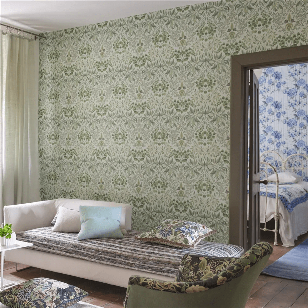 Karakusa Wallpaper - Eau de Nil - PDG1157/02 - Designers Guild