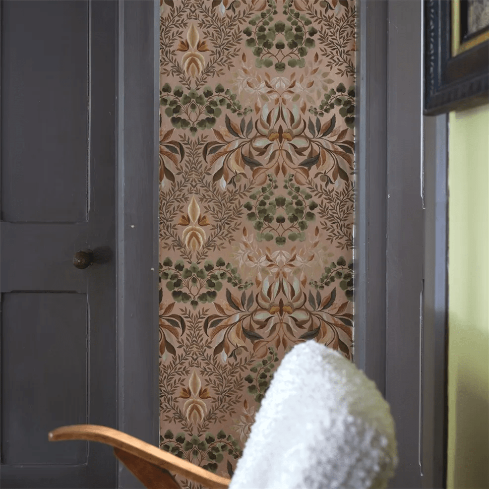 Karakusa Wallpaper - Copper - PDG1157/03 - Designers Guild