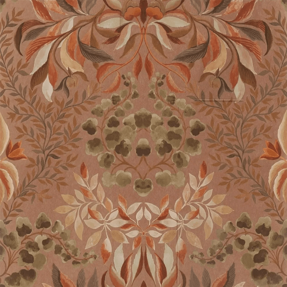 Karakusa Wallpaper - Copper - PDG1157/03 - Designers Guild