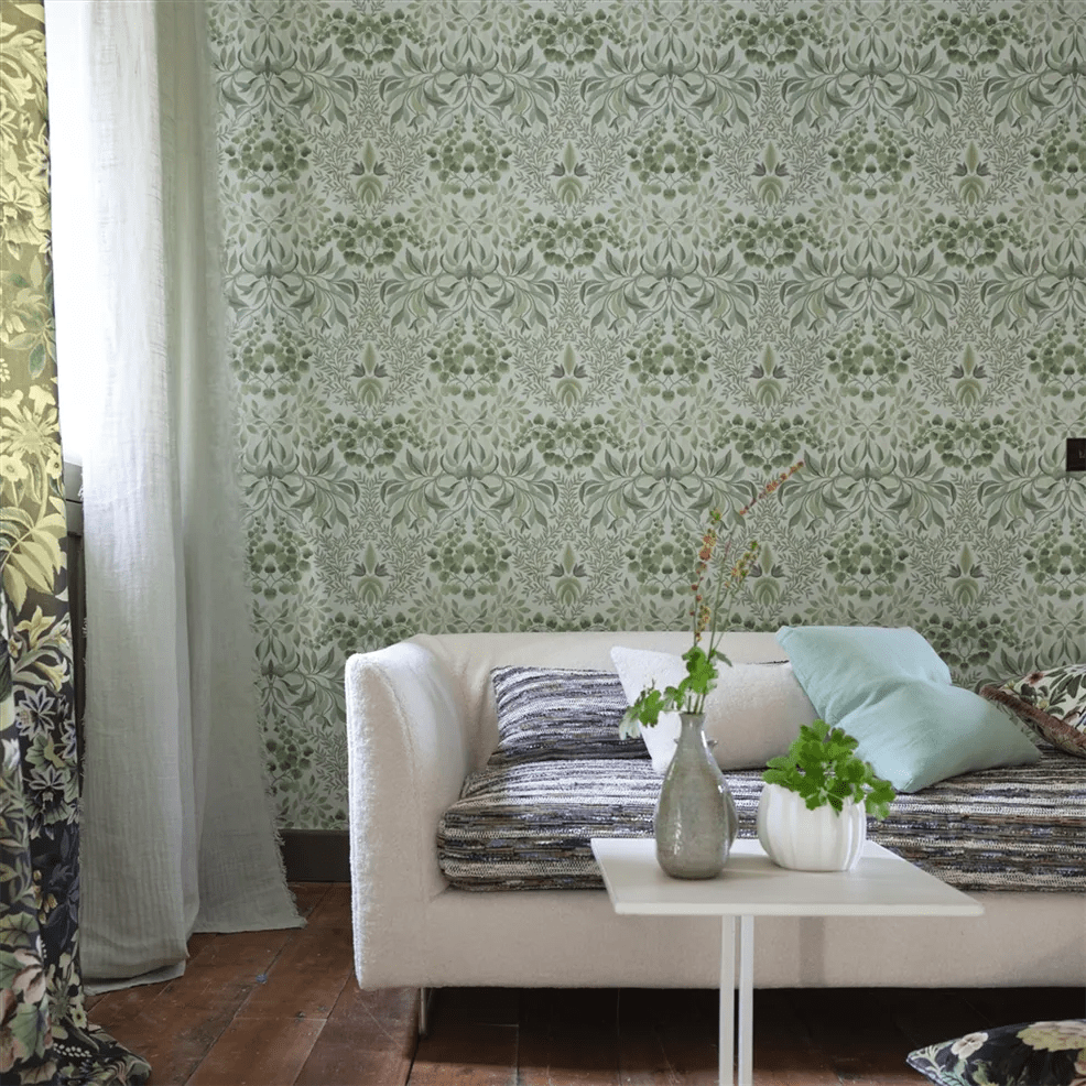 Karakusa Wallpaper - Eau de Nil - PDG1157/02 - Designers Guild