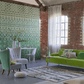 Karaoshi Wallpaper - Emerald - PDG1161/03 - Designers Guild