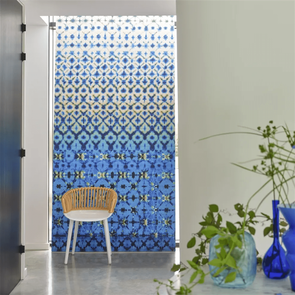 Karaoshi Wallpaper - Indigo - PDG1161/01 - Designers Guild