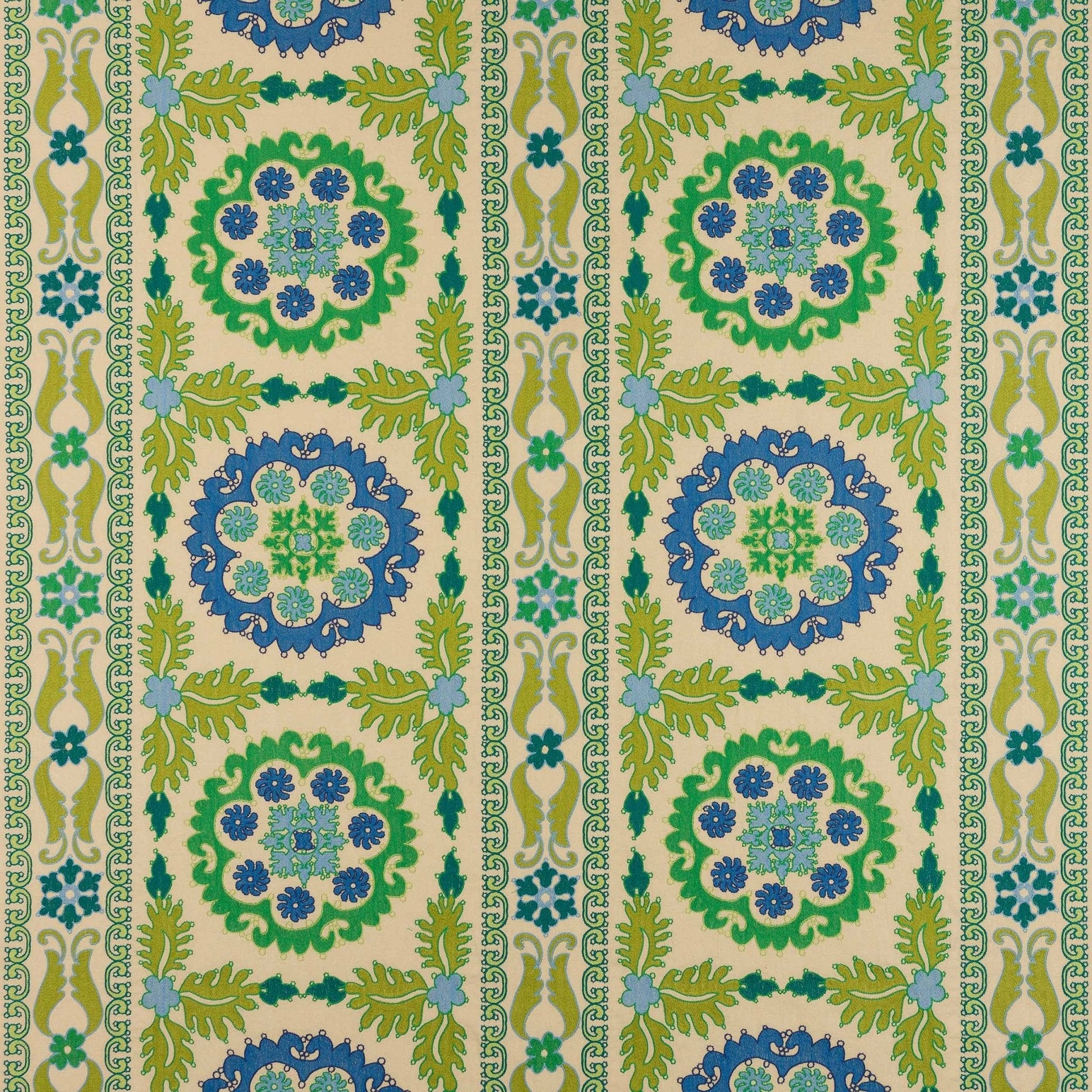 Kashan Fabric - Kiwi - Manuel Canovas - M4140-01 - Premier Wallcovering