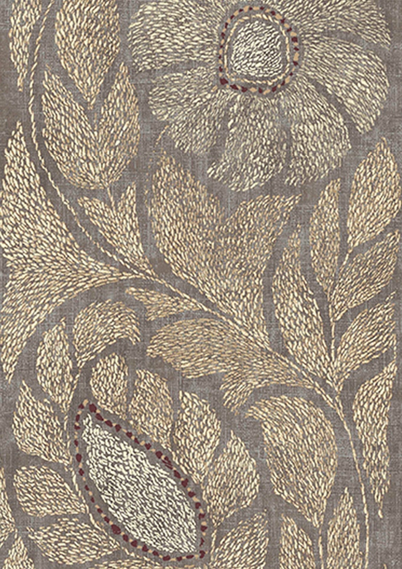 Kashmiri Wallpaper - Pumice Gilt - Lewis & Wood - Premier Wallcovering