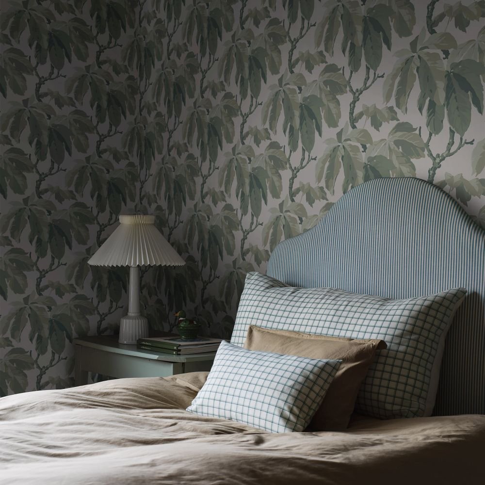 Kastanj Wallpaper - Sage - Boråstapeter - 4841 - Premier Wallcovering