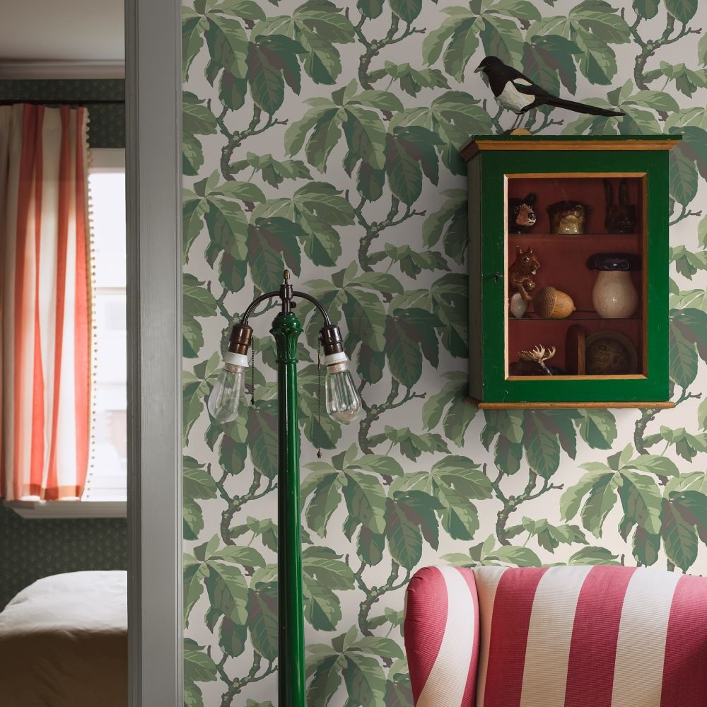 Kastanj Wallpaper - Cream - Boråstapeter - 4839 - Premier Wallcovering