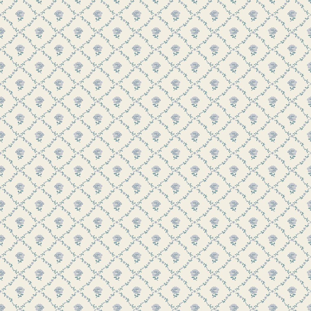 Kate Wallpaper - Pale Seaspray Blue - Laura Ashley - 122745 - Premier Wallcovering