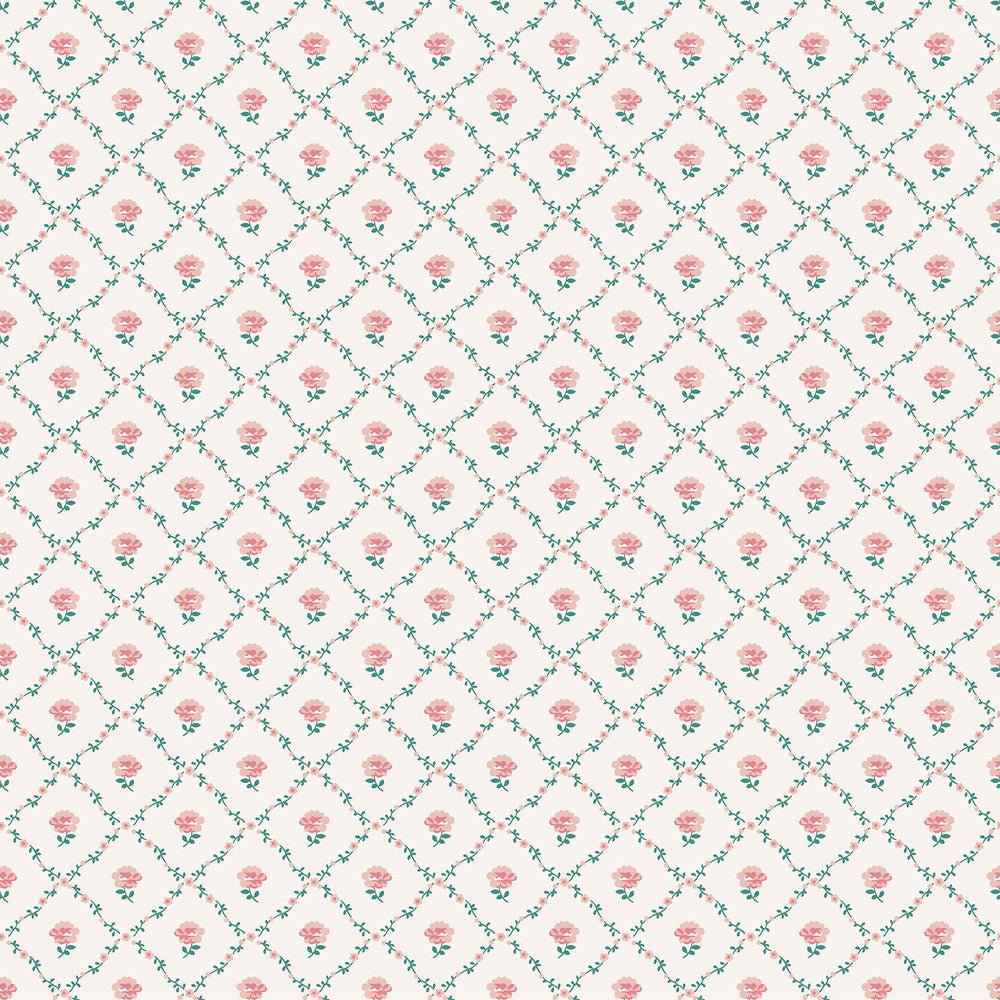 Kate Wallpaper - Coral Pink - Laura Ashley - 122766 - Premier Wallcovering