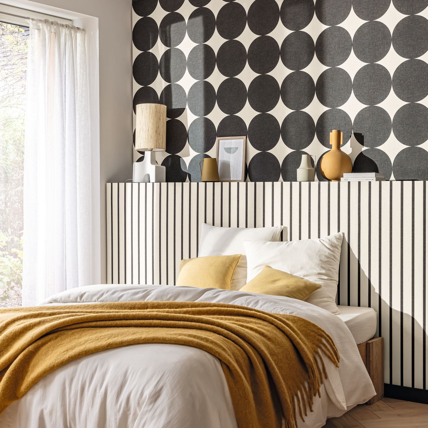 Katy Wallpaper - Noir - Caselio - 106499012