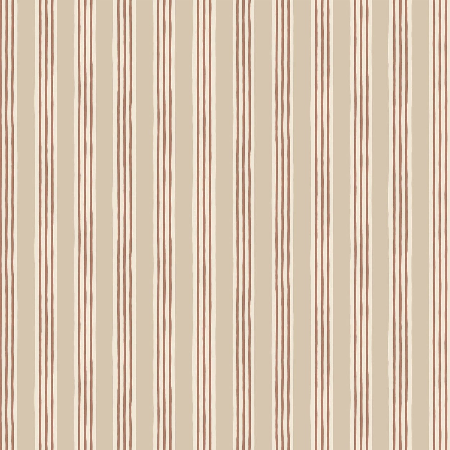 Kemble Stripe Wallpaper - Hibernacle, Cromwell Stone and Saltridge - Josephine Munsey - KEM-060-027-035 - Premier Wallcovering
