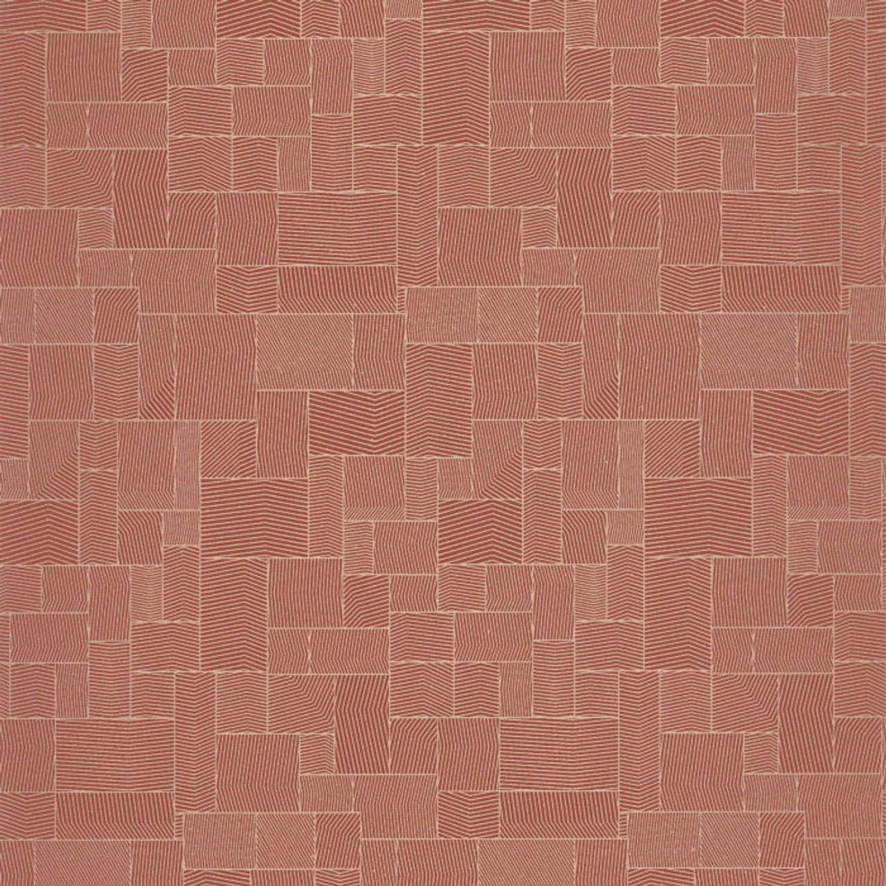 Kensai Pierres Kyoto Wallpaper - Rouge Carmin - Casadeco - 88768879 - Premier Wallcovering