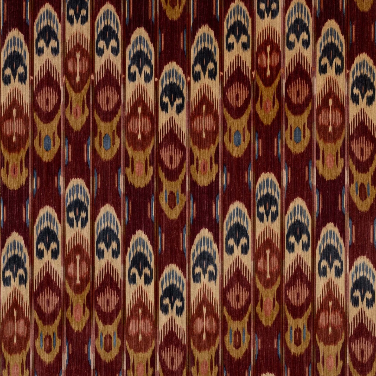 Kerala Velours Fabric - Brique - Manuel Canovas - M4185-01 - Premier Wallcovering