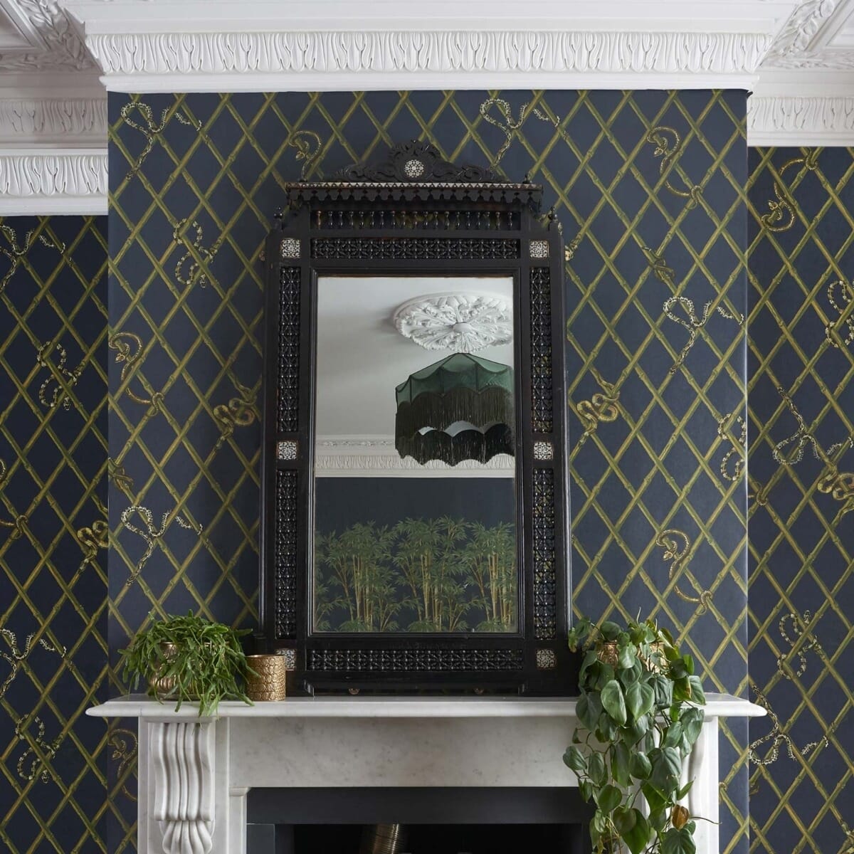 Khasia Wallpaper - Midnight - House of Hackney - 1-WA-KHA-DI-MID-XXX