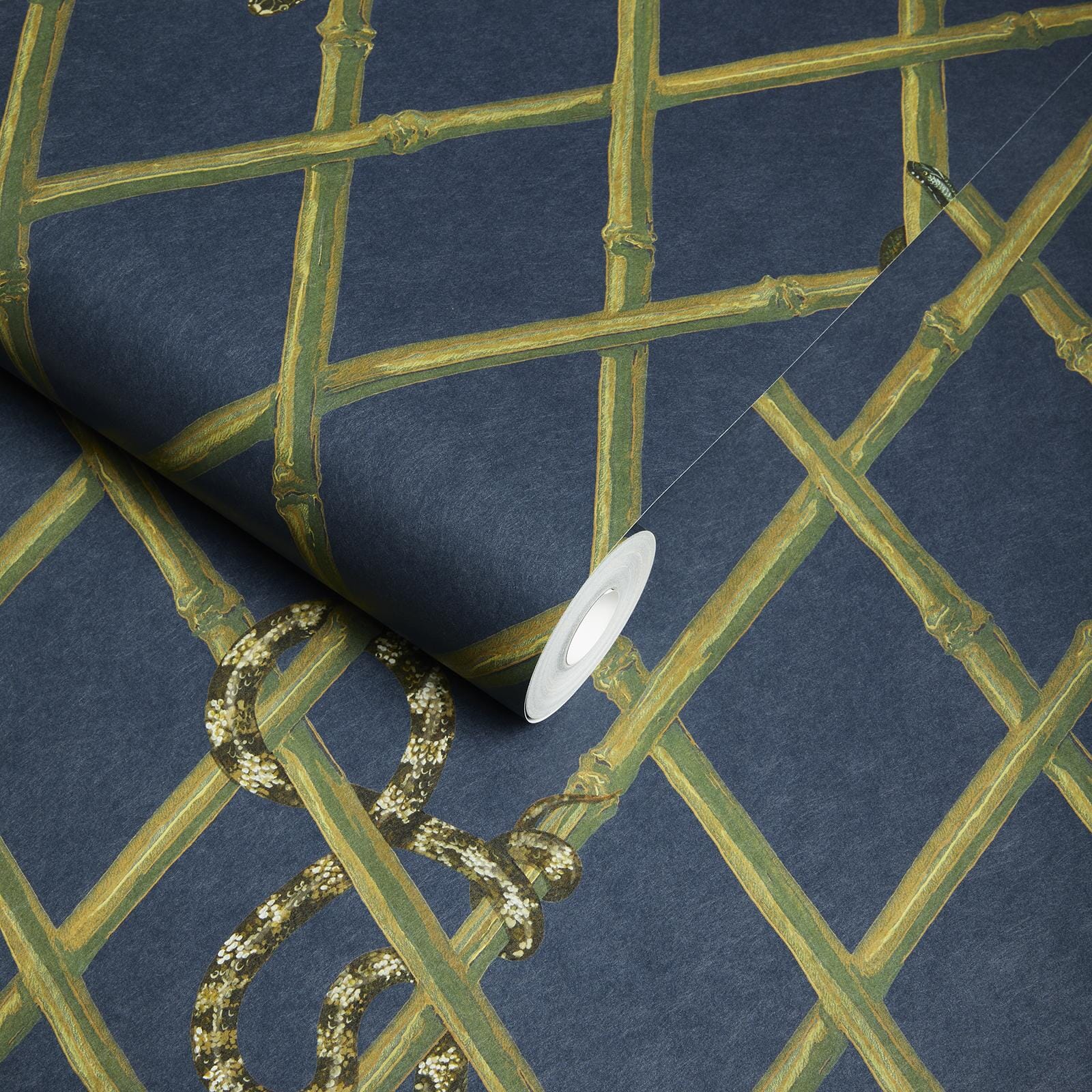 Khasia Wallpaper - Midnight - House of Hackney - 1-WA-KHA-DI-MID-XXX