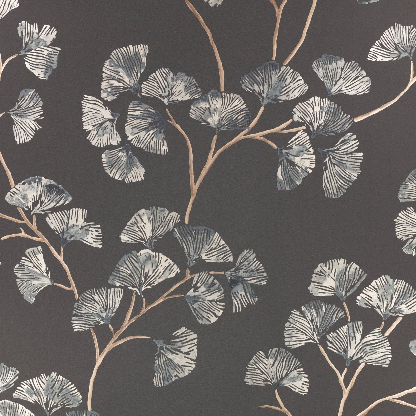Kiana Wallpaper - Ebony - Romo - Ottavia - W467/06 - Premier Wallcovering
