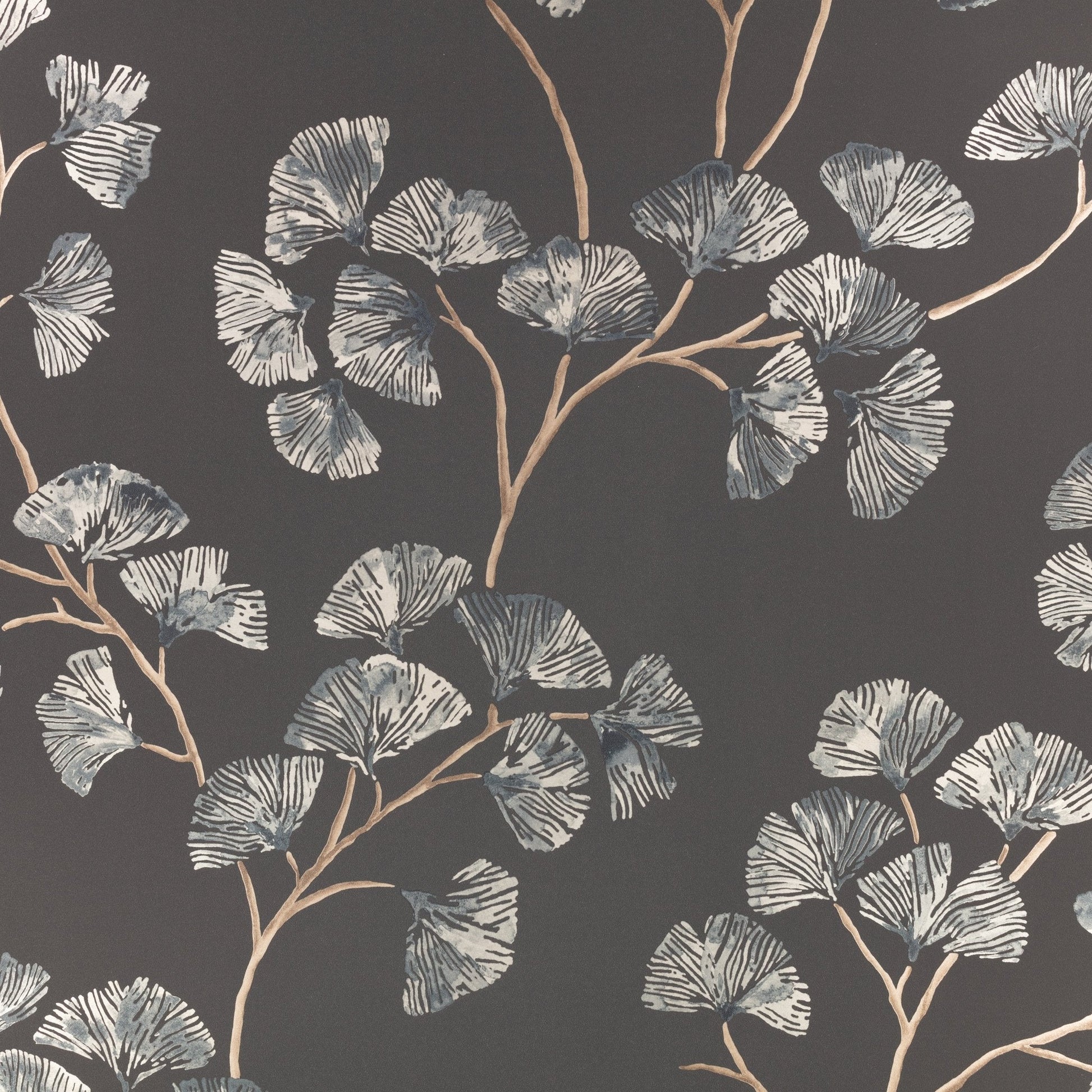 Kiana Wallpaper - Ebony - Romo - Ottavia - W467/06 - Premier Wallcovering
