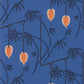Kimiko Wallpaper - Majorelle/Clementine - HQN3112941 - Harlequin - Premier Wallcovering