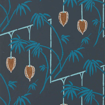 Kimiko Wallpaper - Japanese Ink/Copper - Harlequin - HQN3112940