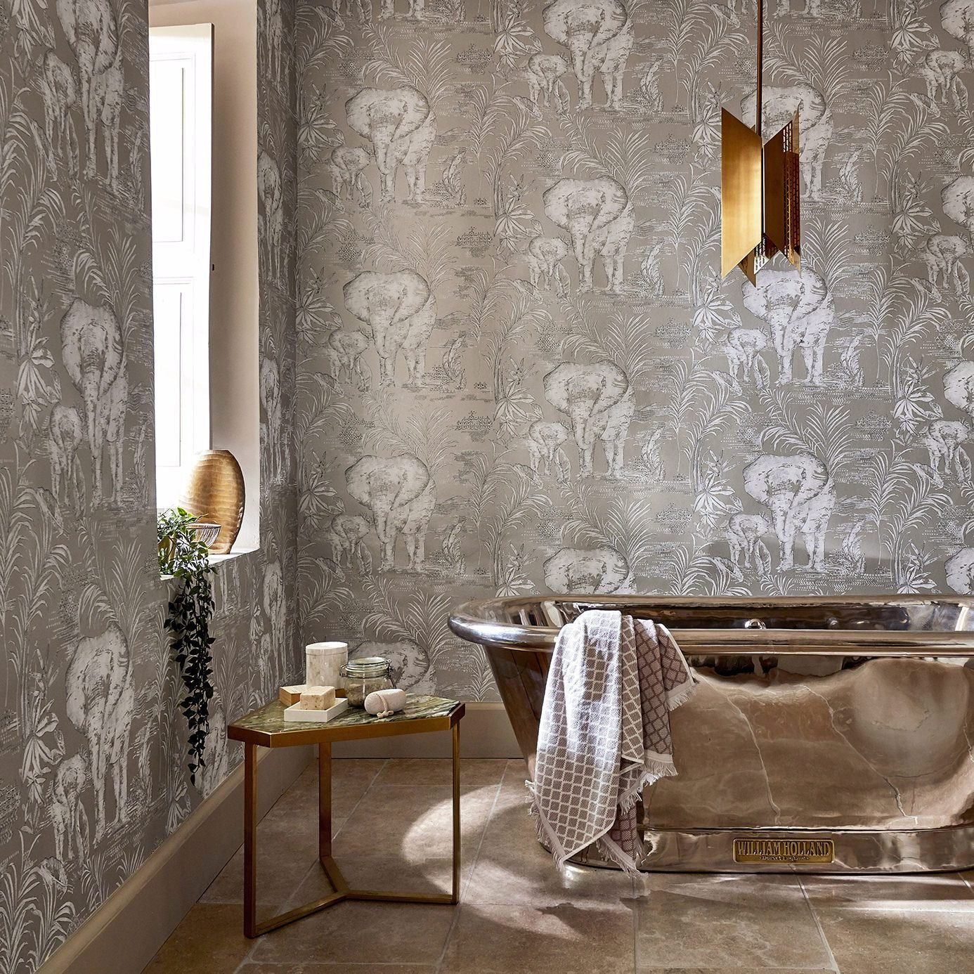 Kinabalu Wallpaper - Linen - Harlequin - HZAP111776