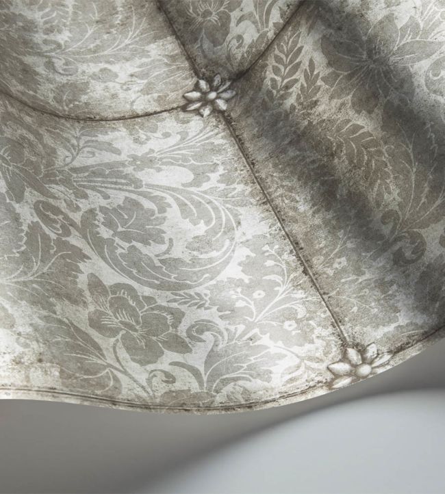 Kings Argent Wallpaper - Metallic Silver Foil - 118/4007 - Cole & Son - Premier Wallcovering