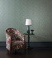 Kingsley Wallpaper - Peacock/ Gold - Nina Campbell - NCW4395 - 01 - Premier Wallcovering
