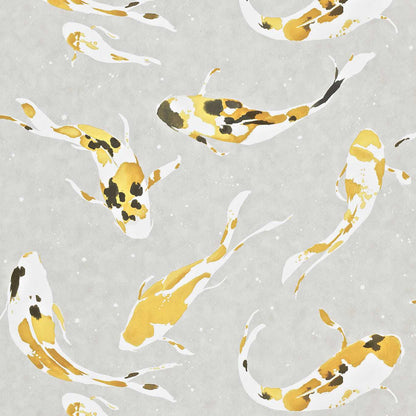 Koi Wallpaper - Saffron - Harlequin - HMOW110901