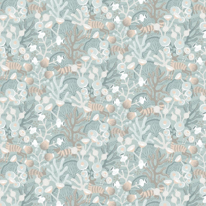 Korallang Wallpaper - Green - Boråstapeter - 1459 - Premier Wallcovering