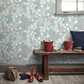 Korallang Wallpaper - Green - Boråstapeter - 1459 - Premier Wallcovering