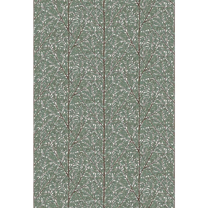 Korgpil Wall Panel Mural - Green - Boråstapeter - 1956 - Premier Wallcovering