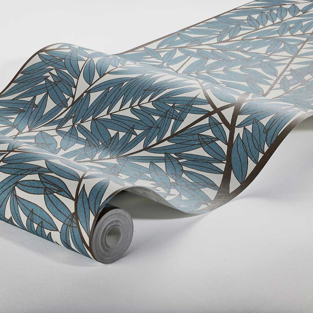 Korgpil Wall Panel Mural - Blue - Boråstapeter - 1957 - Premier Wallcovering