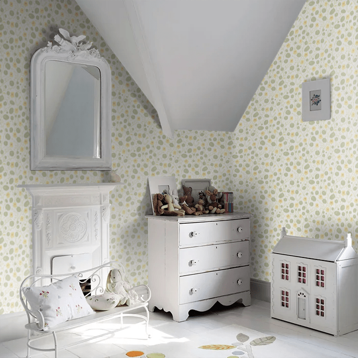 Krasse Wallpaper - Yellow - Boråstapeter - 6975 - Premier Wallcovering