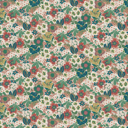 Kvackstepp Wallpaper - Coral - Boråstapeter - 2086 - Premier Wallcovering