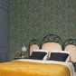 La Bastide Echappee Belle Wallpaper - Lagon / Ocre - Casadeco - 89837227 - Premier Wallcovering