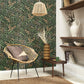 La Bastide Echappee Belle Wallpaper - Vert Foret / Terracotta - Casadeco - 89837808 - Premier Wallcovering