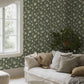 La Belle Epoque Wallpaper - Green - Boråstapeter - 6971 - Premier Wallcovering