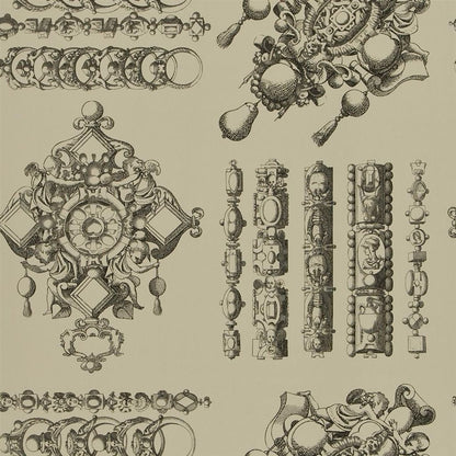 La Main Au Collet Wallpaper - Galet - Christian Lacroix - PCL020/02 - Premier Wallcovering