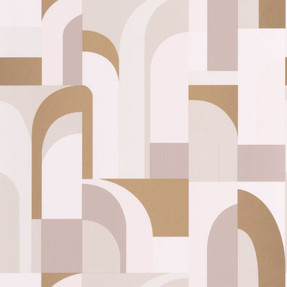 Labyrinth Doors Wallpaper - Beige - Caselio - 102081029