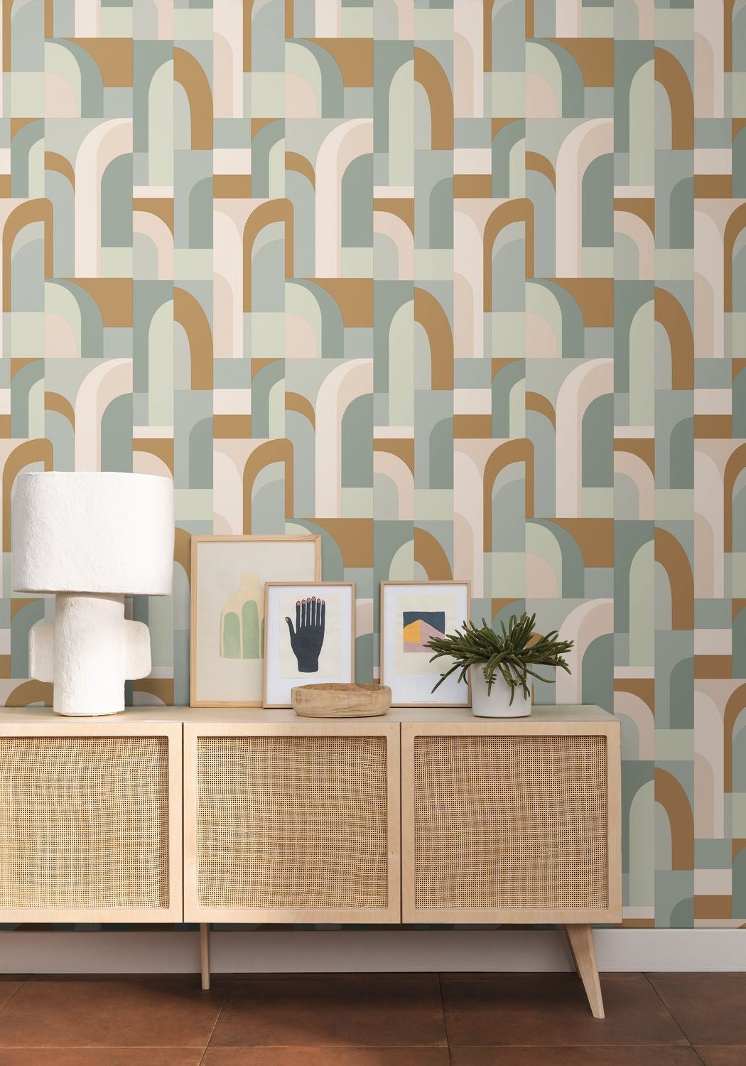 Labyrinth Doors Wallpaper - Amande - Caselio - 102087026