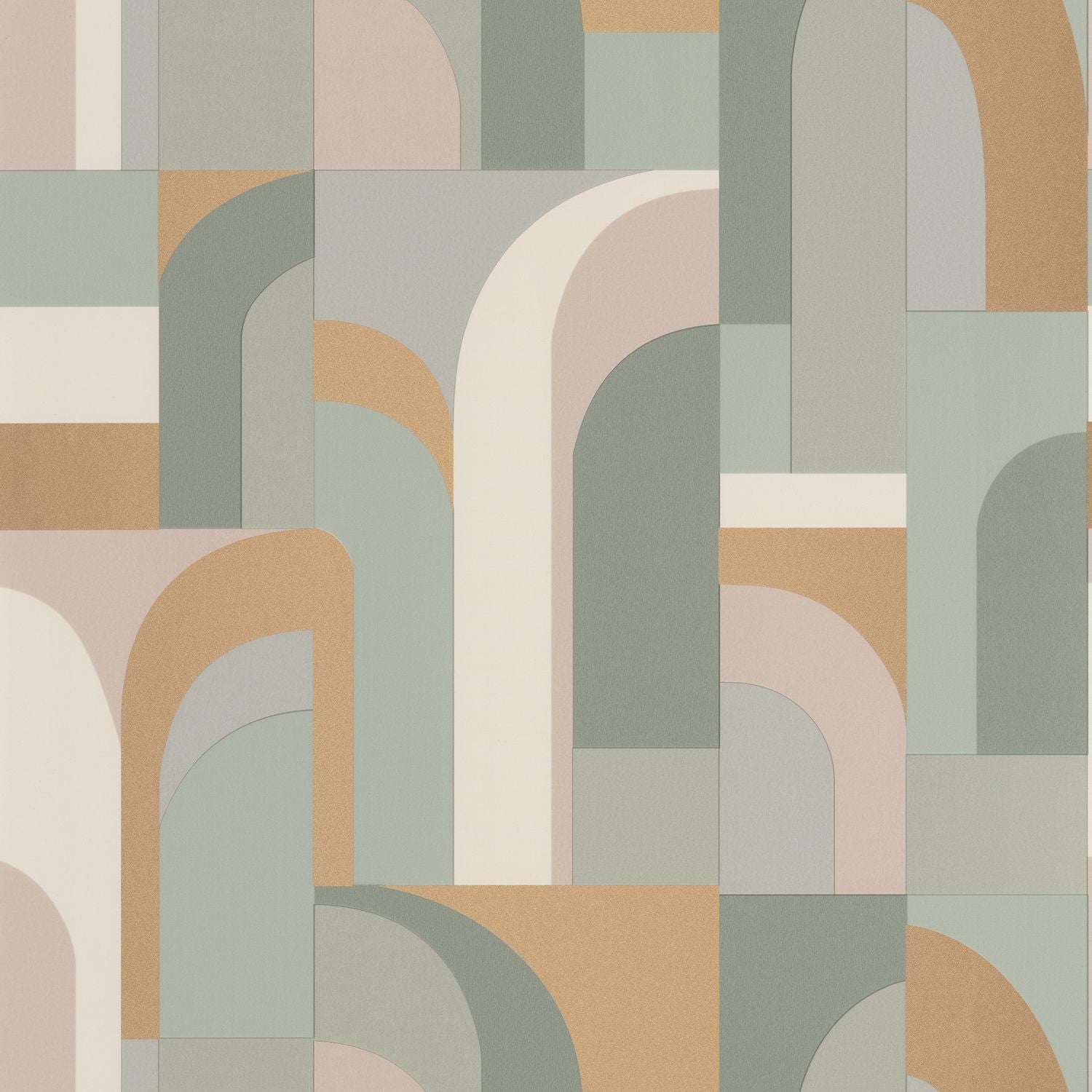 Labyrinth Doors Wallpaper - Amande - Caselio - 102087026