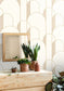 Labyrinth High Walls Wallpaper - Beige - Caselio - 102111029