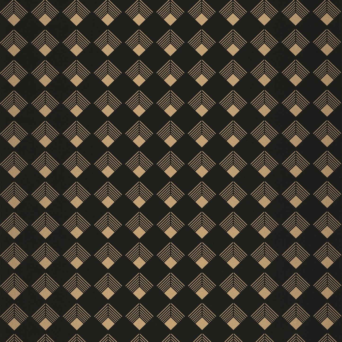 Labyrinth Patch Wallpaper - Noir - Caselio - 102139023