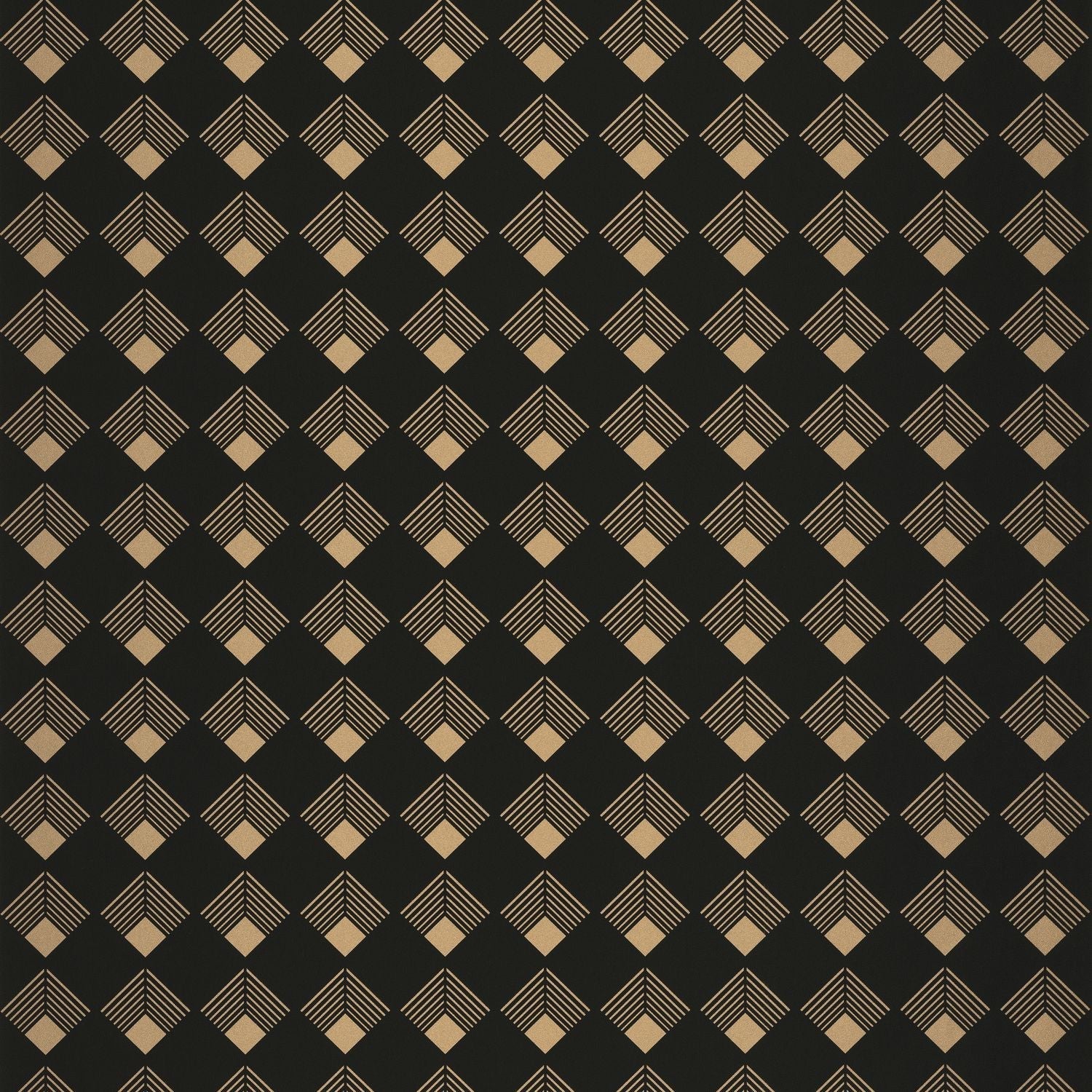 Labyrinth Patch Wallpaper - Noir - Caselio - 102139023