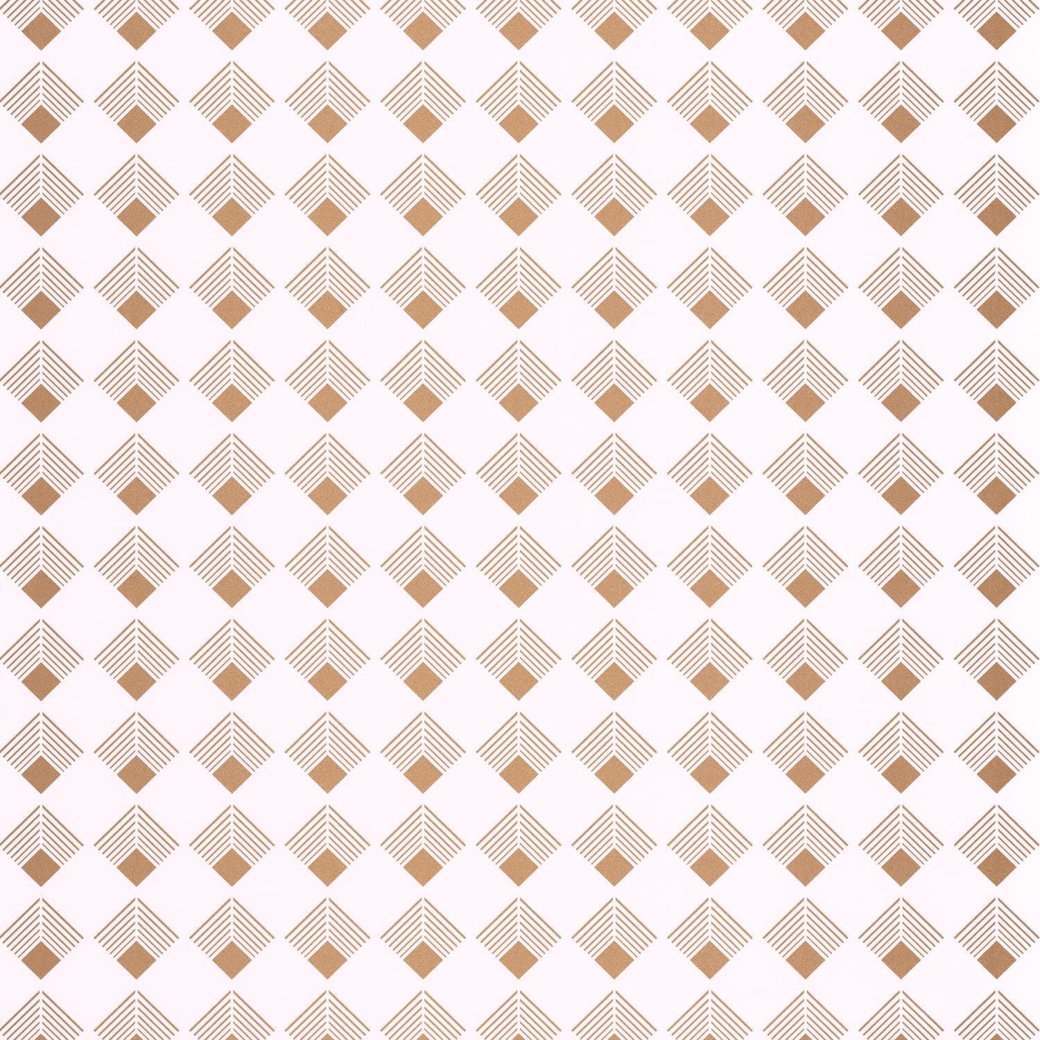 Labyrinth Patch Wallpaper - Beige - Caselio - 102131026