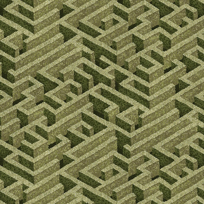 Labyrinth Wallpaper - Olive - Josephine Munsey - JMW-100701 - Premier Wallcovering
