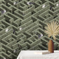 Labyrinth with Ostriches Wallpaper - Eucalyptus - Josephine Munsey - JMW-101001 - Premier Wallcovering