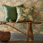 Laceflower Wallpaper - Tobacco/Pistachio - 217354 - Morris & Co - Premier Wallcovering